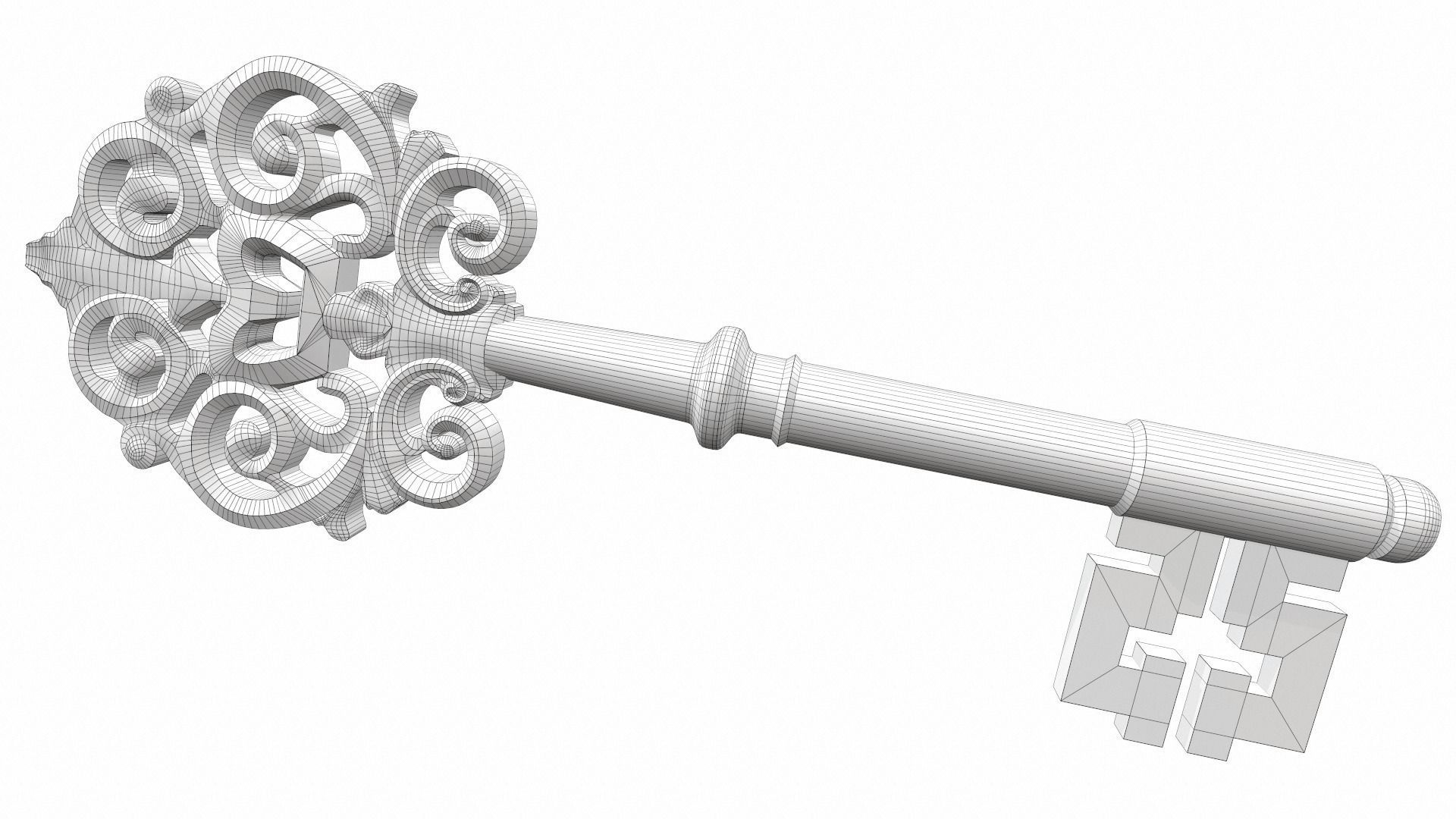 Ornamental key 3 3D model_10