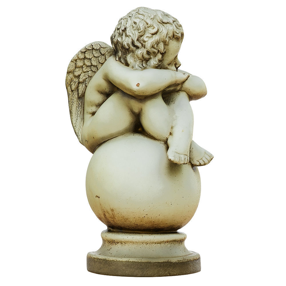 Sculpture Angel Boy 3D model_1