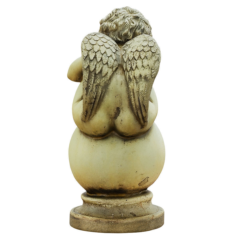 Sculpture Angel Boy 3D model_3
