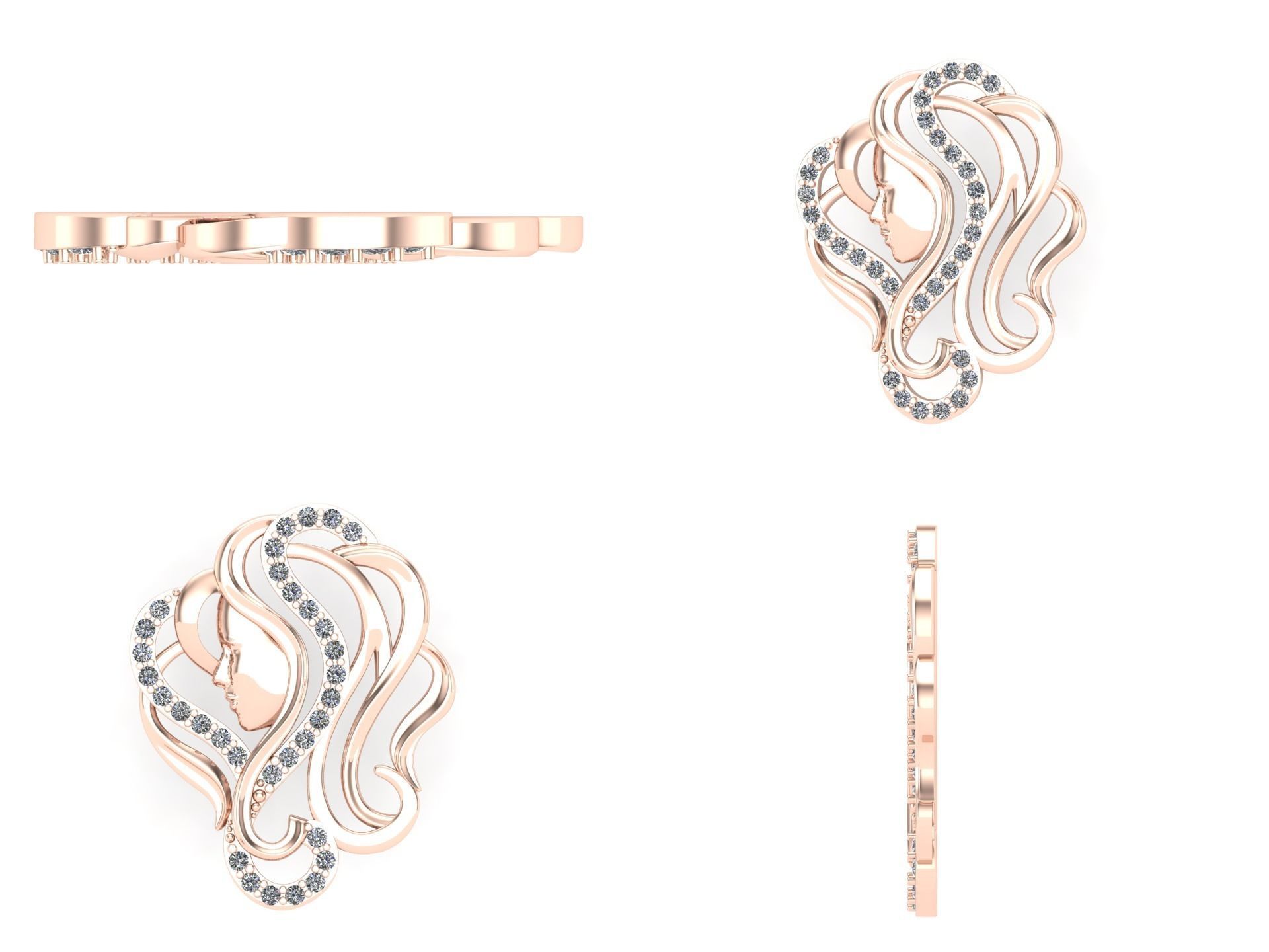 Pendant ak12 3D print model_4