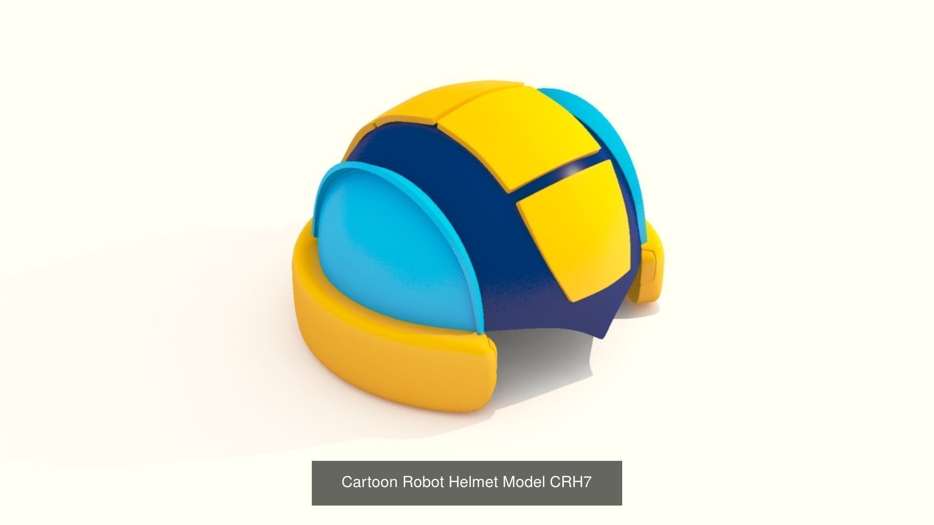Cartoon Robot Helmet Model CRH1 to CRH8 3D Model Collection_5