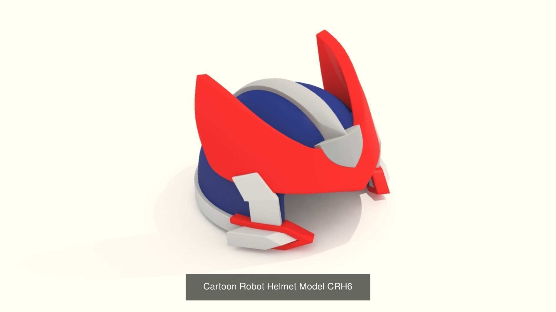 Cartoon Robot Helmet Model CRH1 to CRH8 3D Model Collection_4