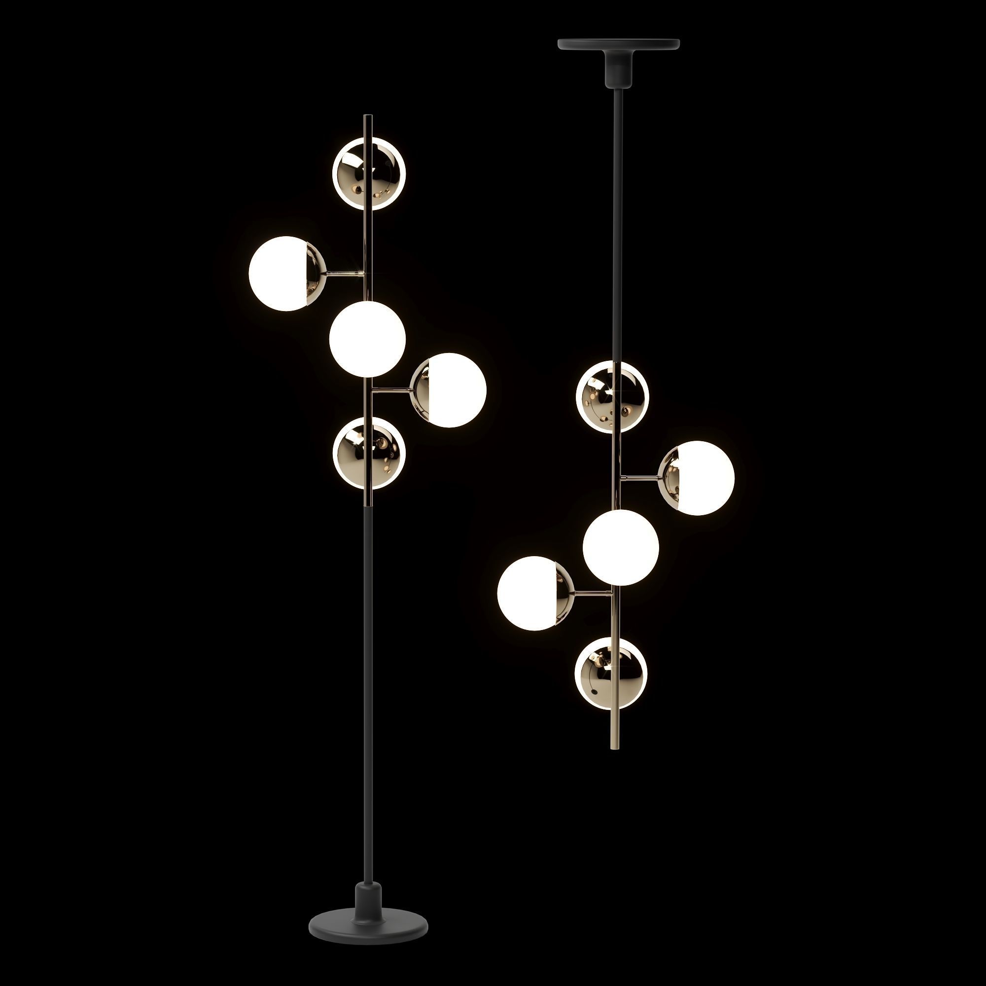 Trussardi Cherries Lamp PIANTANA SOSPENSIONE TRL09 TRL10 3D model_1