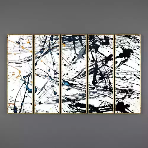 Art130 splatter wall art