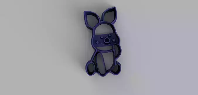 Piglet Cookie Cutter 3D printing