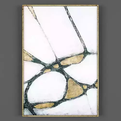 Art139 gold abstract painting