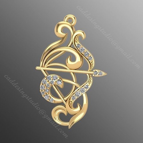Pendant ak16 3D print model