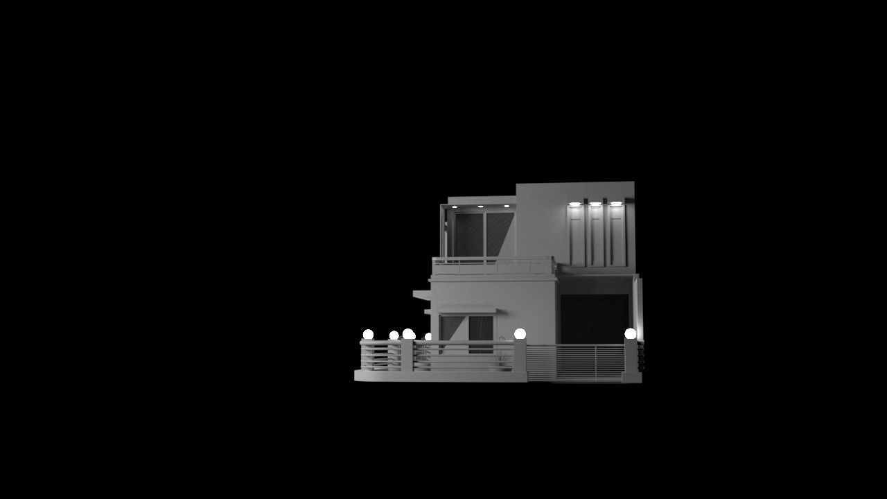 House exterior 3D model_1