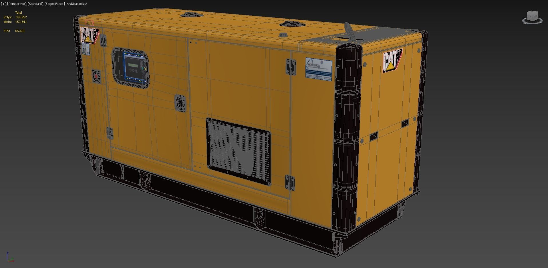 Diesel Generators 01 3D model_5