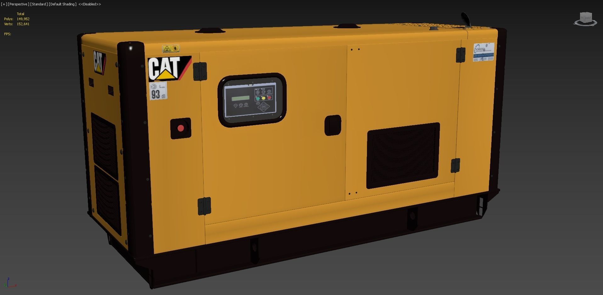 Diesel Generators 01 3D model_3