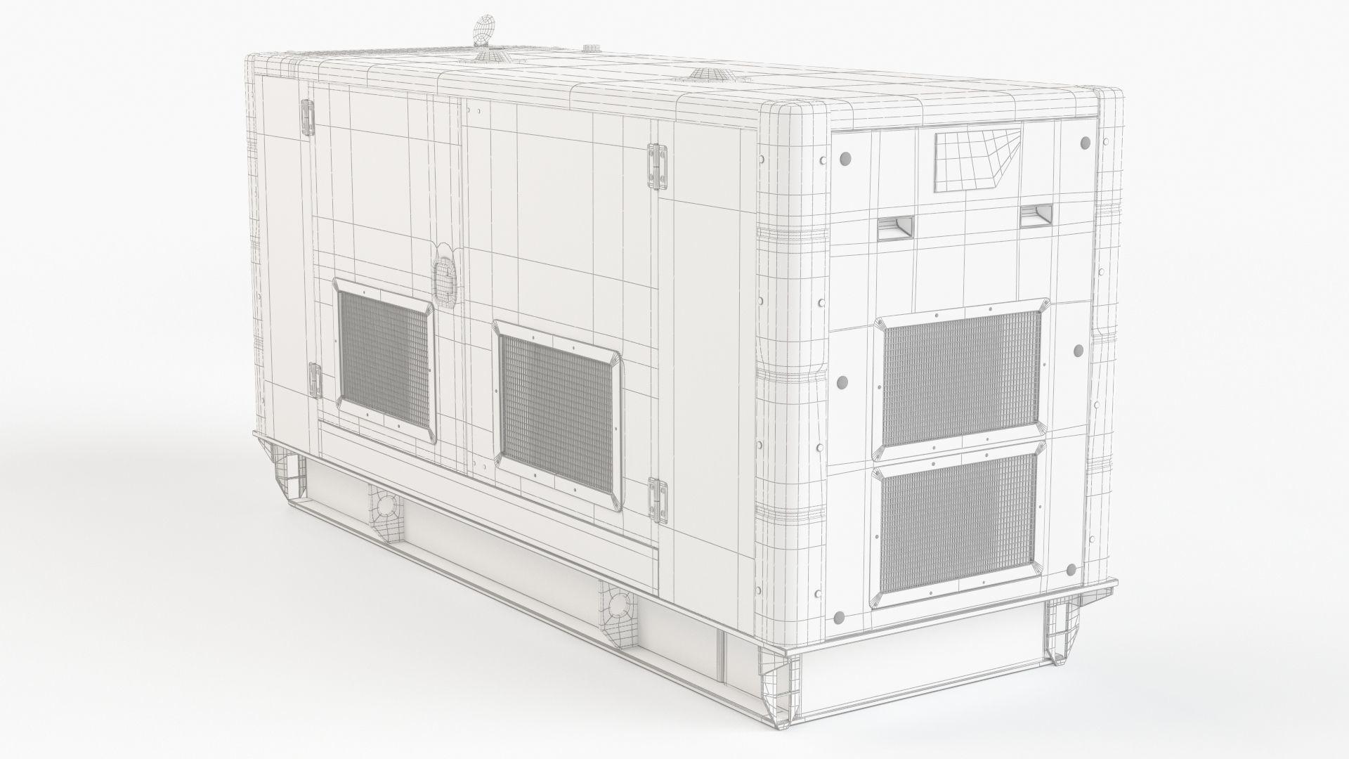 Diesel Generators 01 3D model_10