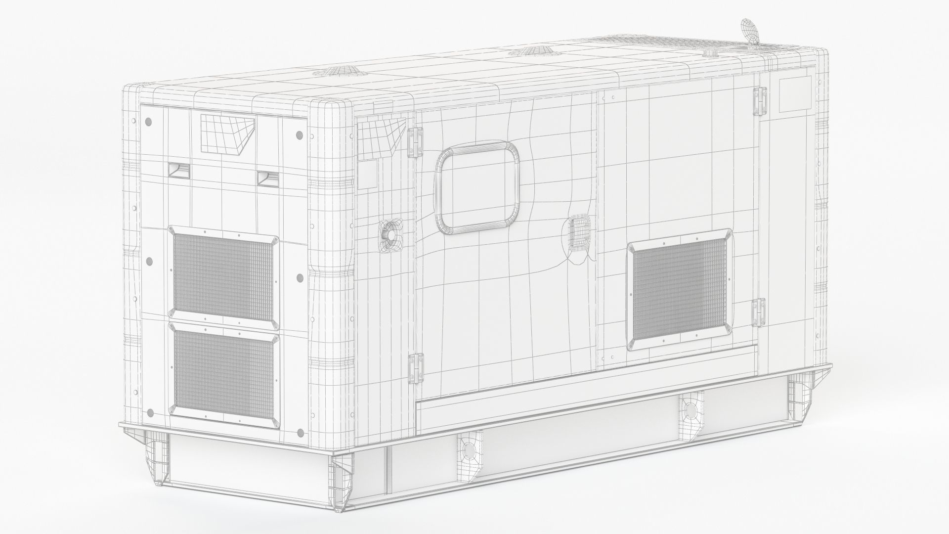 Diesel Generators 01 3D model_11