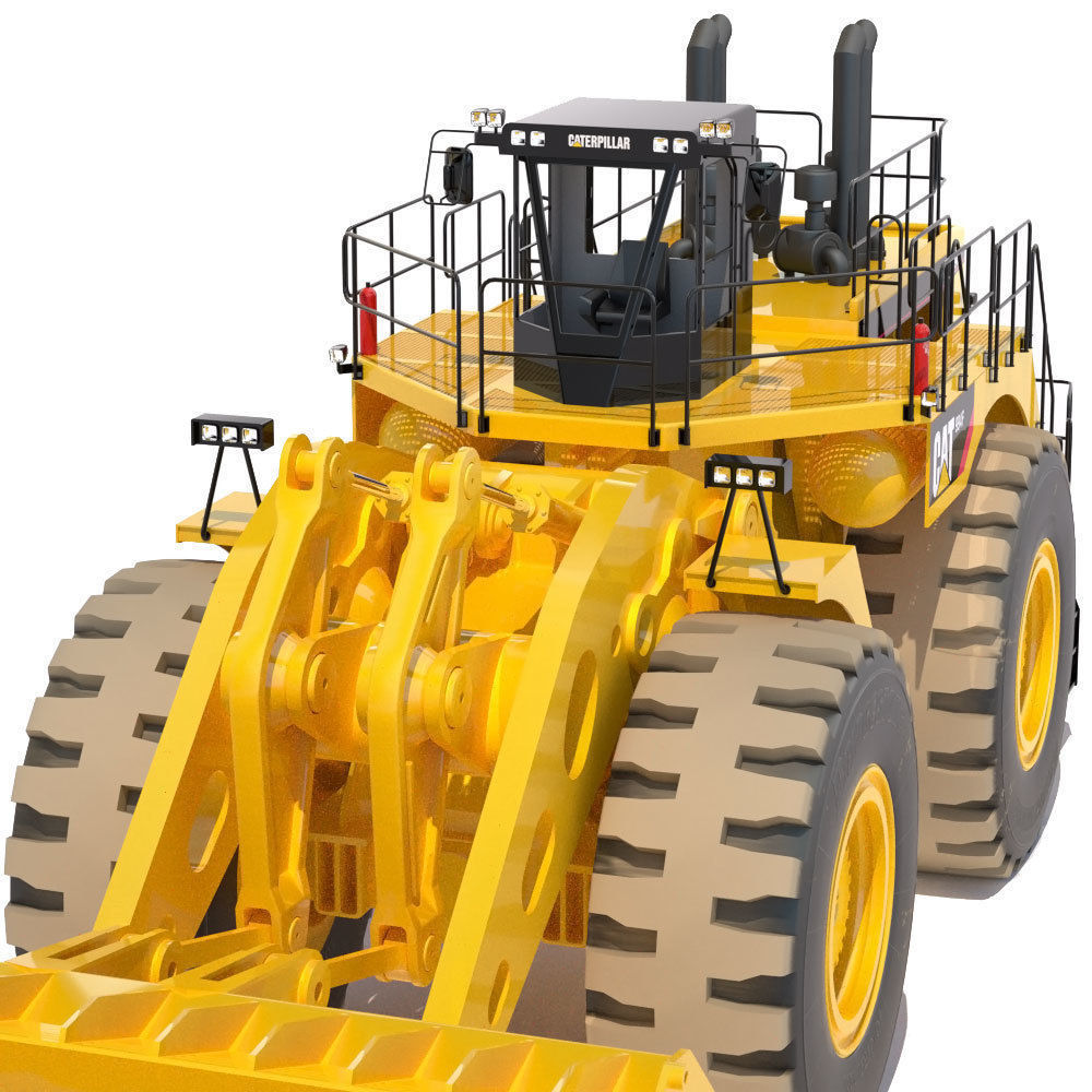 Wheel Loader  Cat 994F 3D model_10
