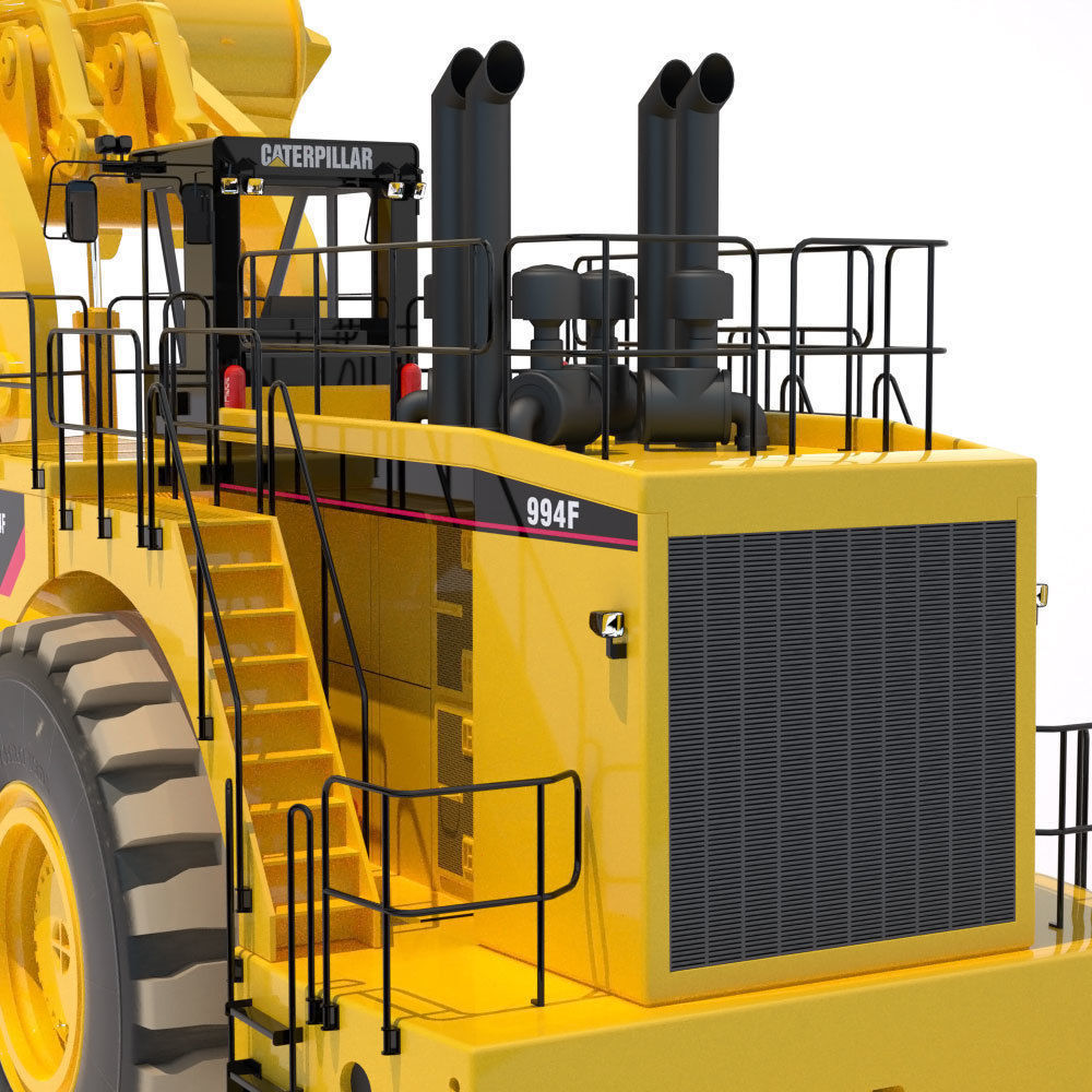 Wheel Loader  Cat 994F 3D model_7