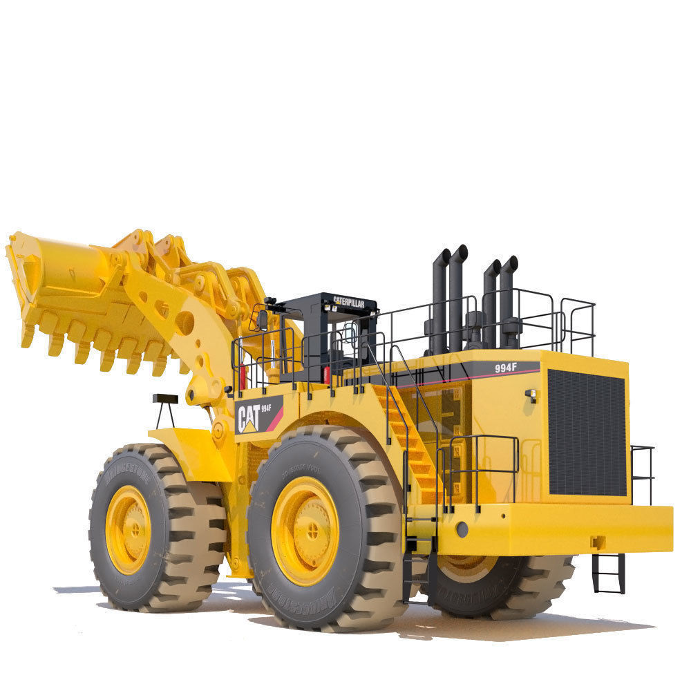 Wheel Loader  Cat 994F 3D model_4
