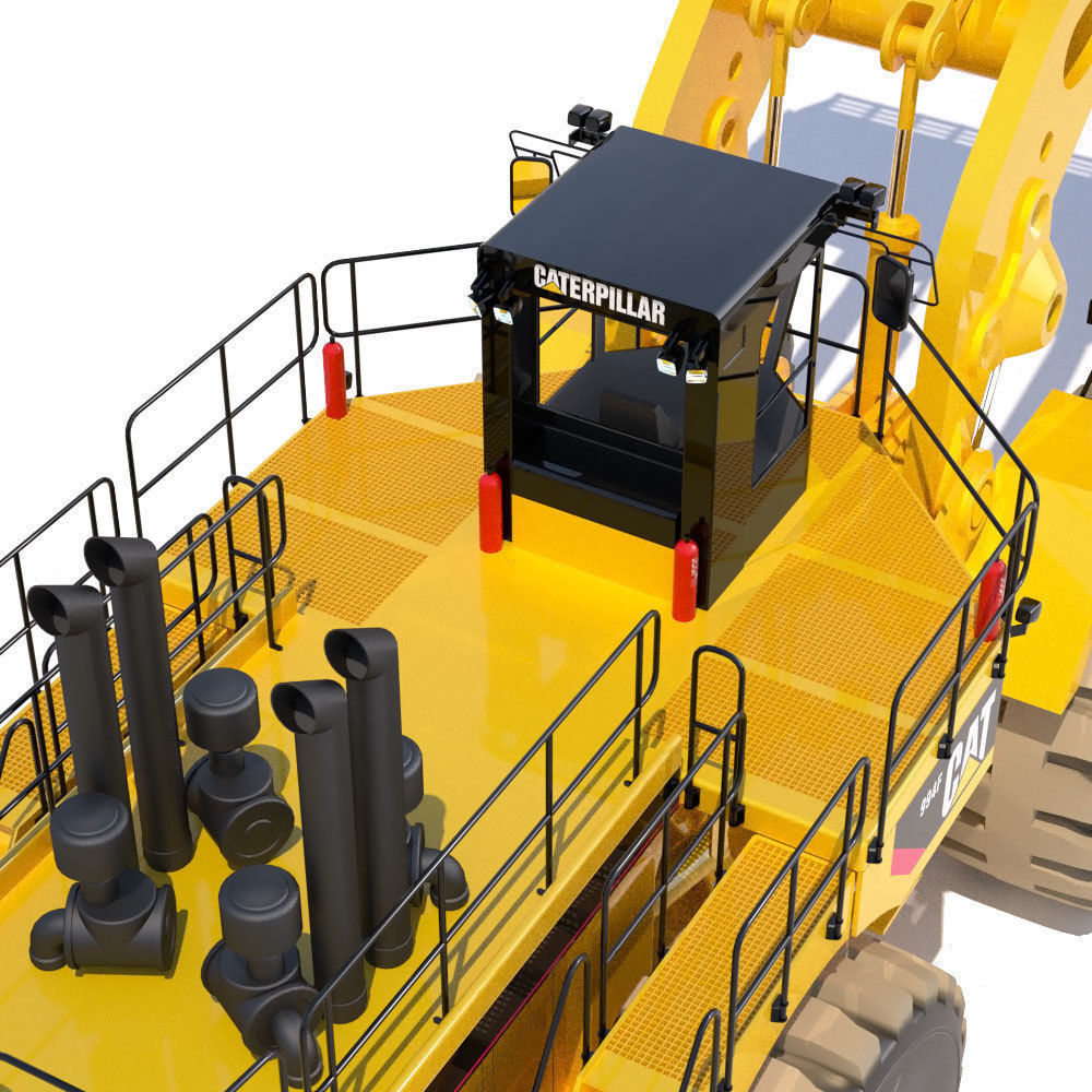 Wheel Loader  Cat 994F 3D model_11