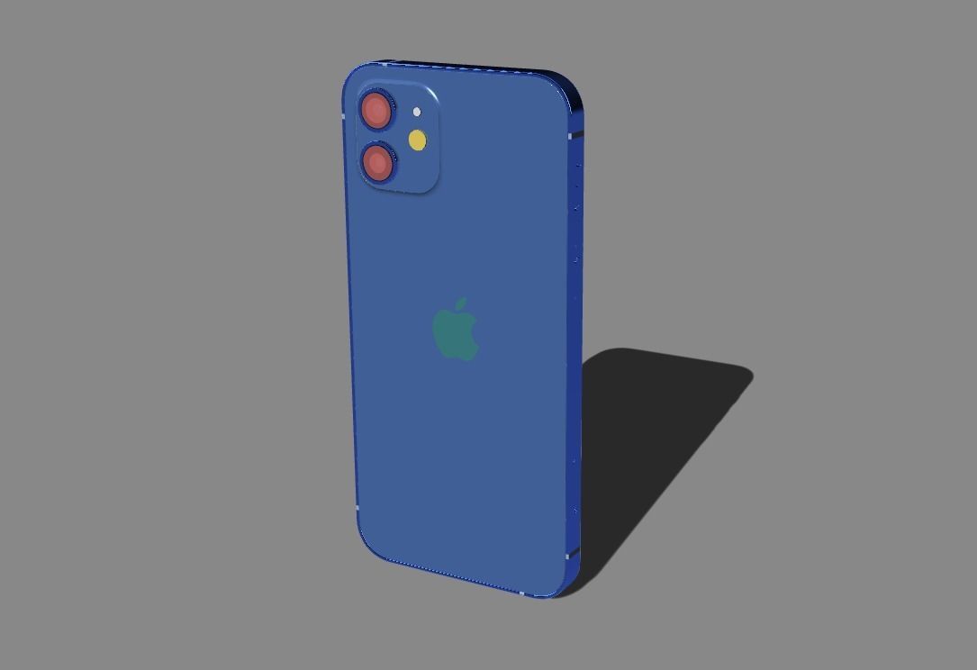 iPhone12 apple iphone pro 3D model_2
