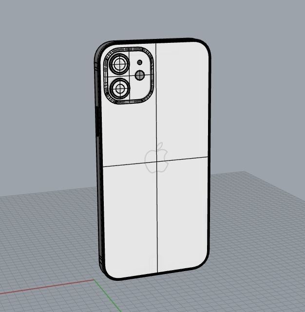 iPhone12 apple iphone pro 3D model_3