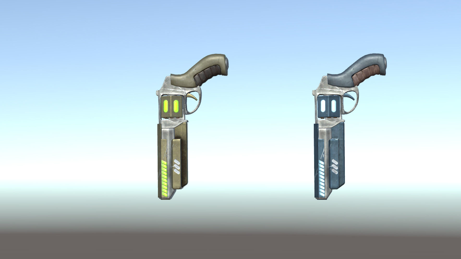 Cyberpunk man Low-poly 3D model_19