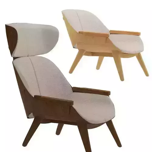 Linteloo Florian armchair 3D model