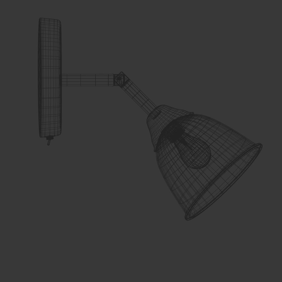 Modern wall lamp 3D model_10