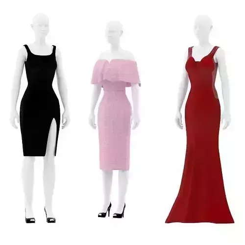 Womens dresses with mannequin 