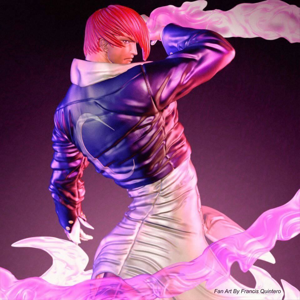 Iori yagami  KOF 3D print model_6