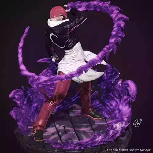Iori yagami  KOF 3D print model