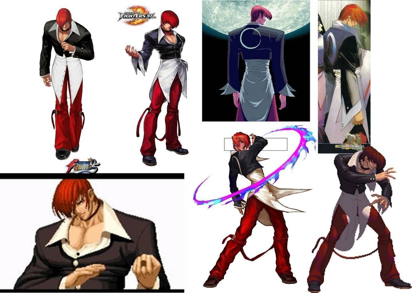 Iori yagami  KOF 3D print model_8