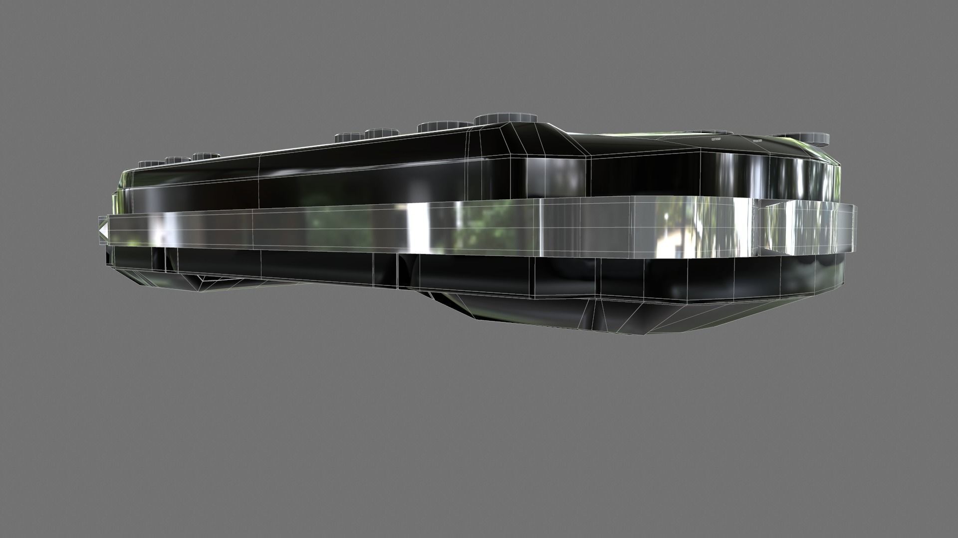 PSP model game console Low-poly 3D model_6