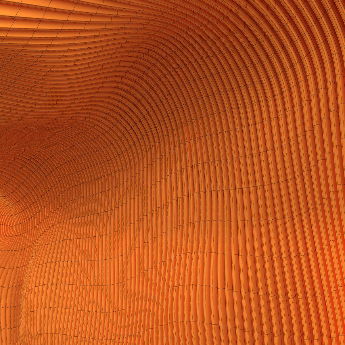 Parametric Big wall n1 part hall 3D model_12