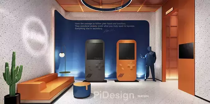 Unmanned Smart Hotel 3D model