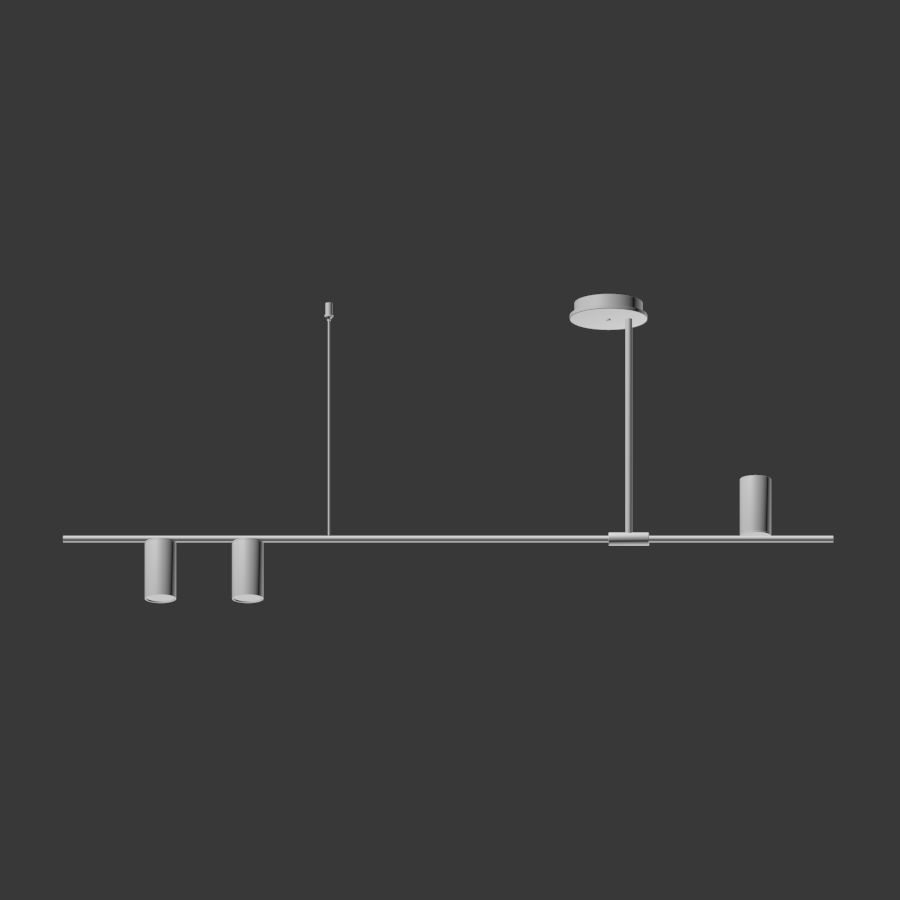 Tribes Linear Pendant 3D model_3