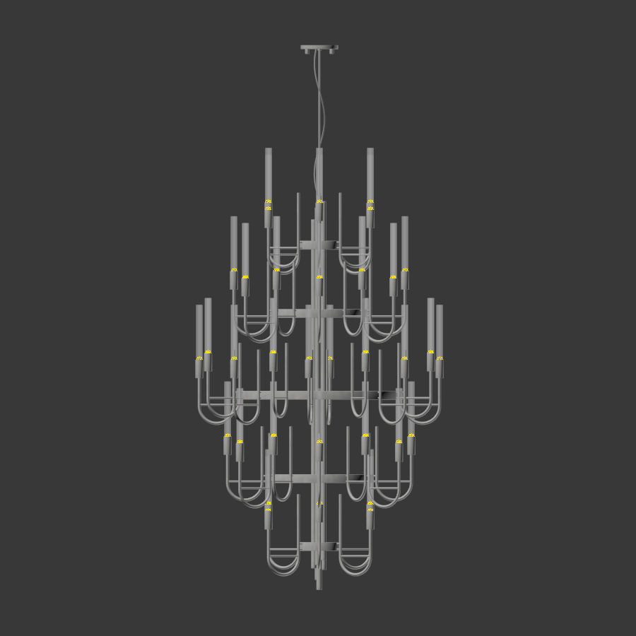 Gala Chandelier luxxu 3D model_1