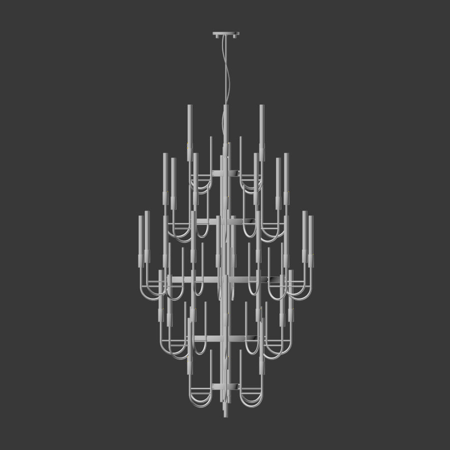 Gala Chandelier luxxu 3D model_2