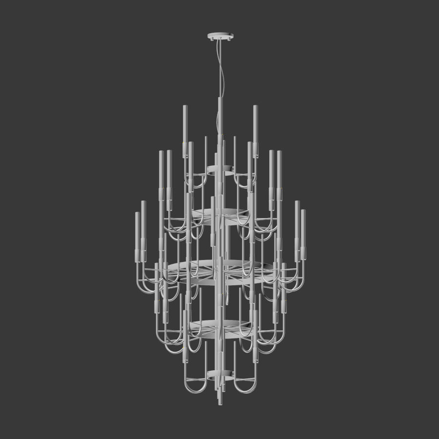 Gala Chandelier luxxu 3D model_3