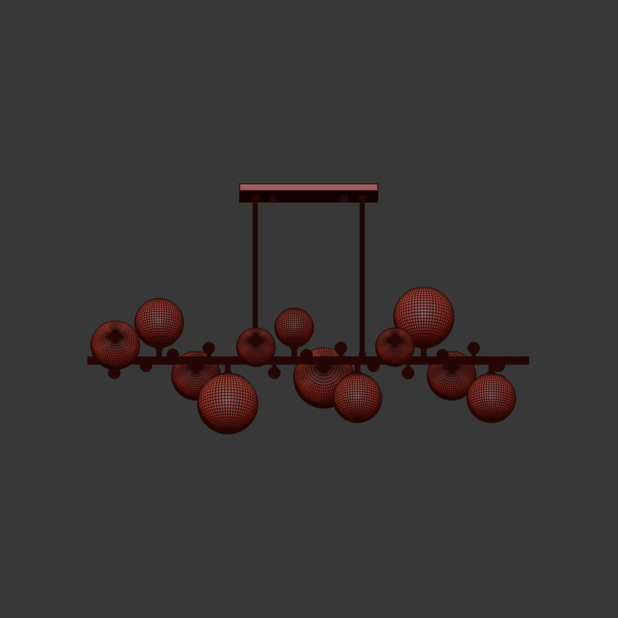 Troon Chandelier Arteriors 3D model_4