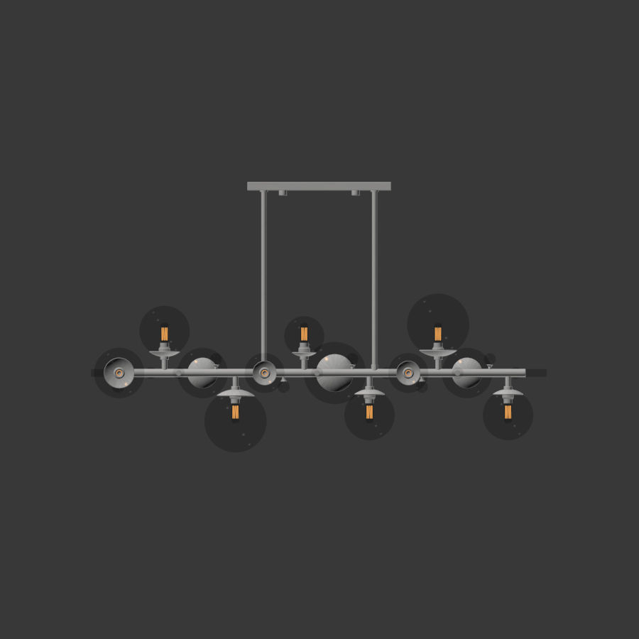 Troon Chandelier Arteriors 3D model_1