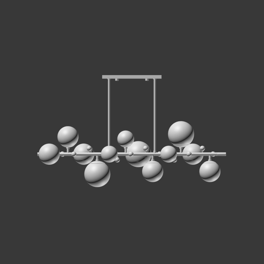 Troon Chandelier Arteriors 3D model_2