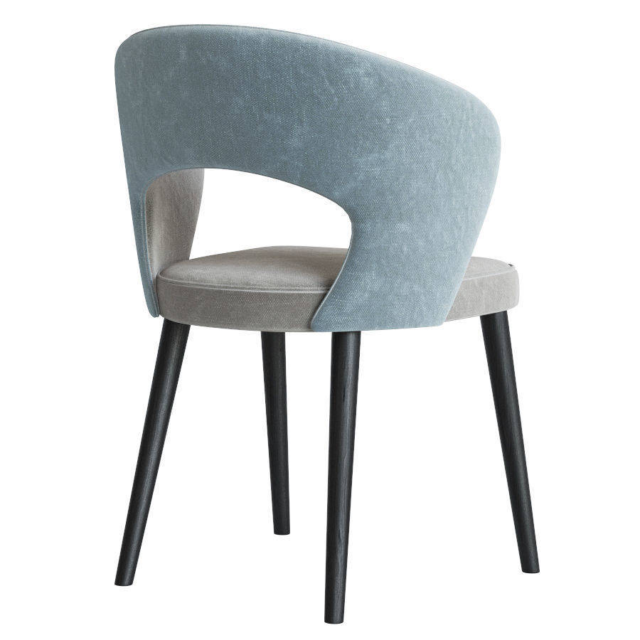 Darford Open Back Armchair 3D model_2