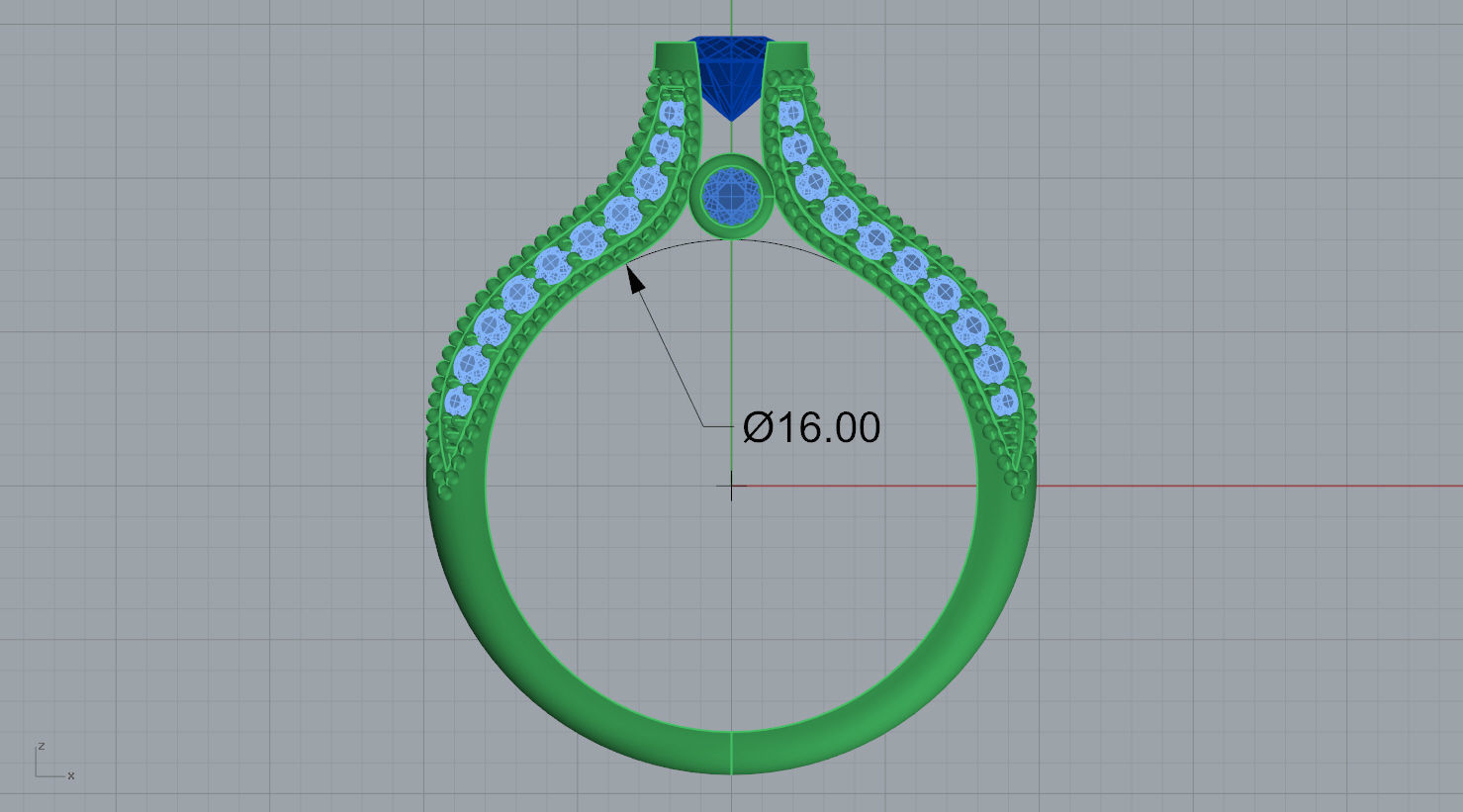  Engagement ring N - 196 3D print model_6