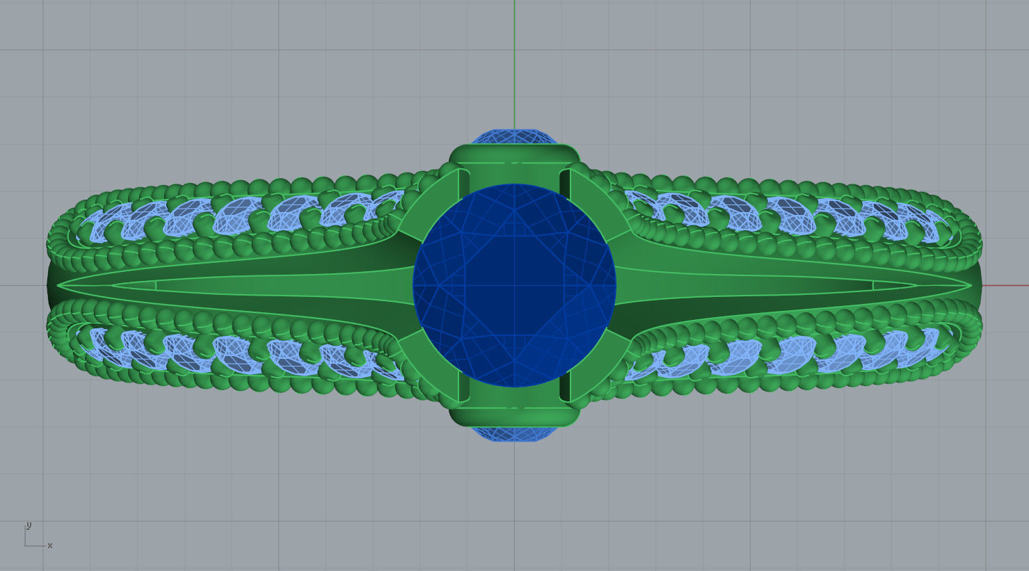  Engagement ring N - 196 3D print model_5