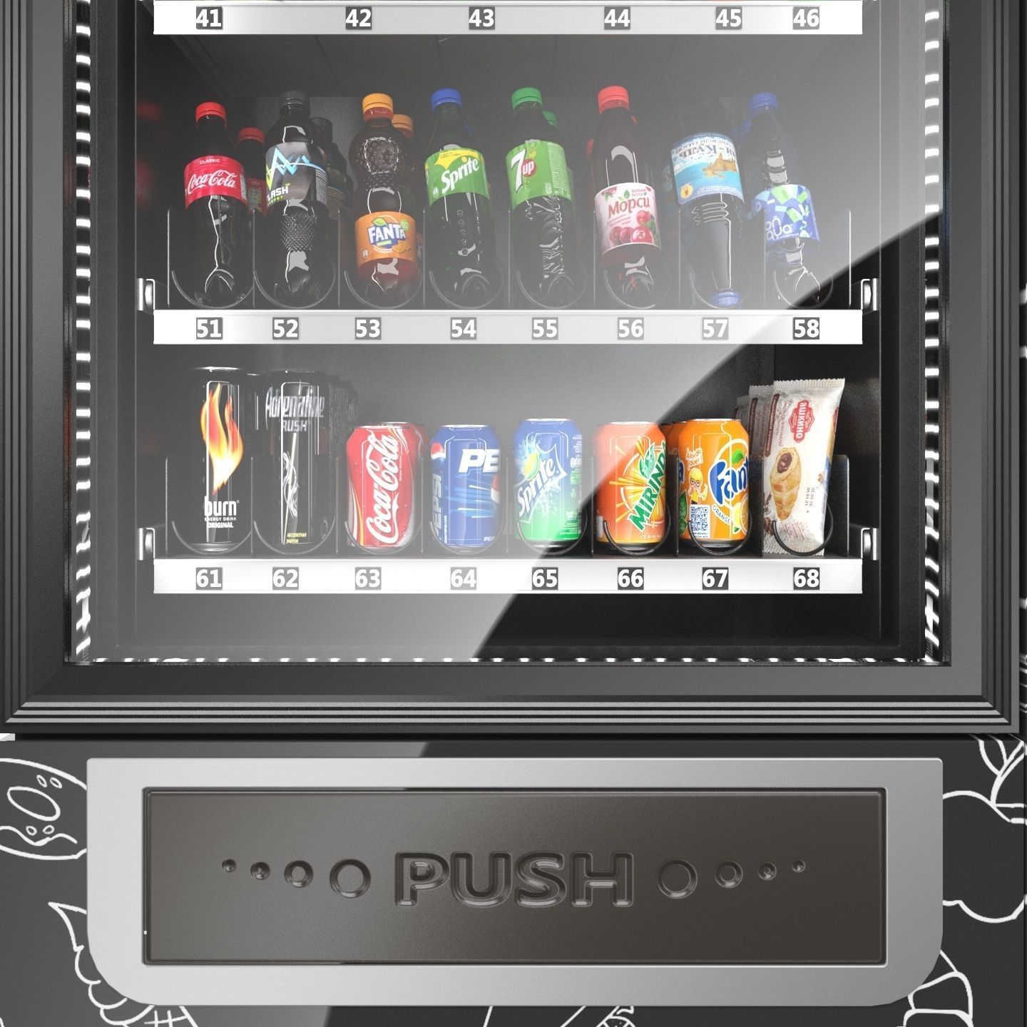 Unicum Rosso Foodbox TOUCH TO GO  3D model_1