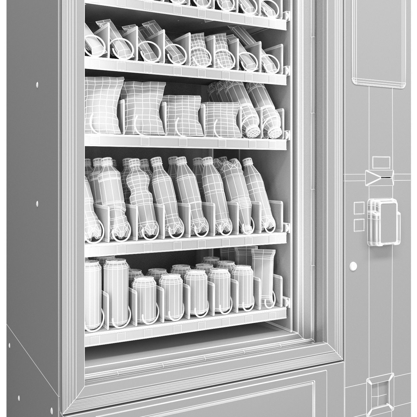 Unicum Rosso Foodbox TOUCH TO GO  3D model_16