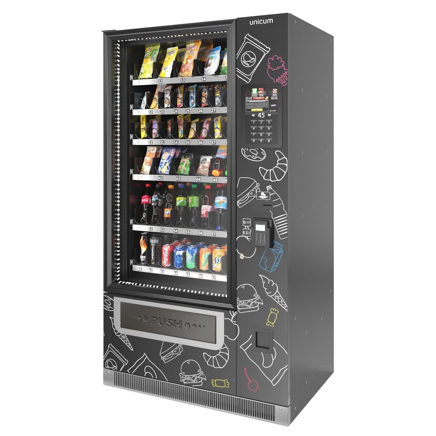 Unicum Rosso Foodbox TOUCH TO GO  3D model_2