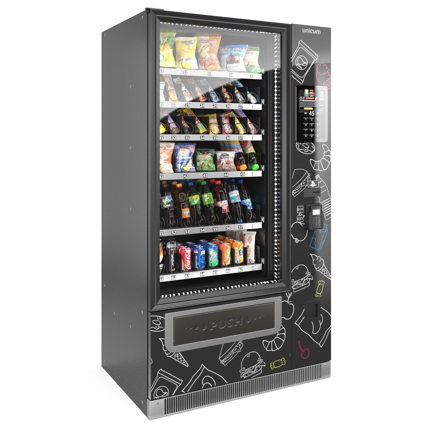 Unicum Rosso Foodbox TOUCH TO GO  3D model_3