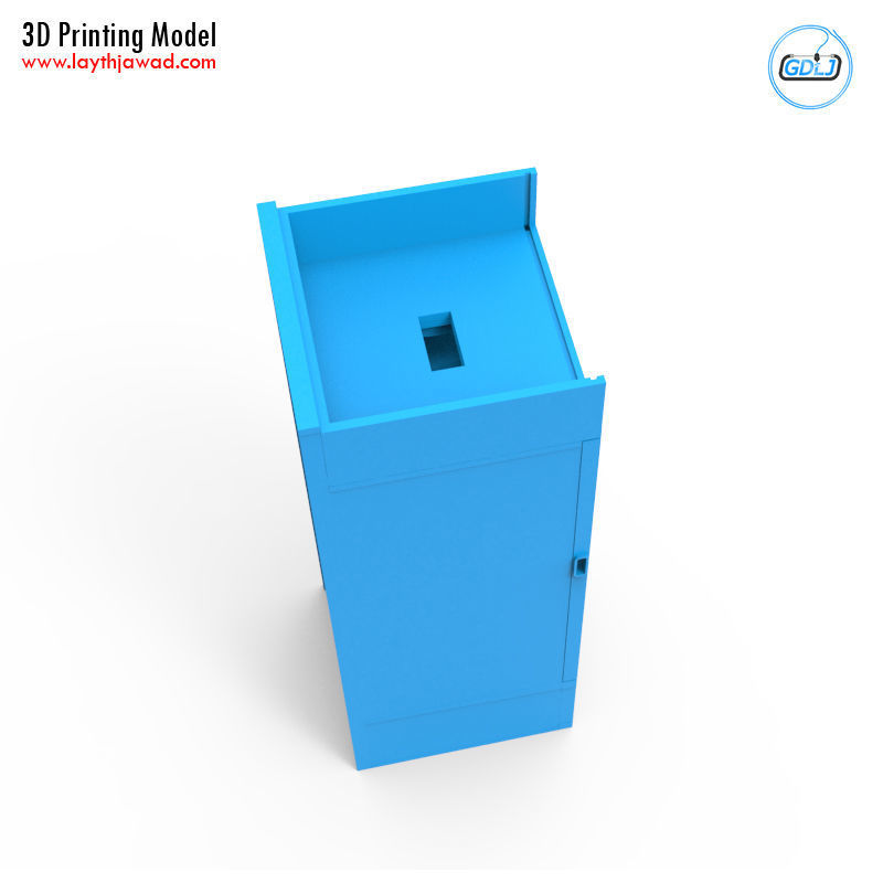 Cold Drink Cooler 3D print model_3