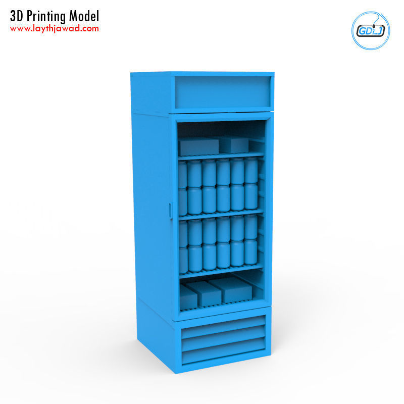 Cold Drink Cooler 3D print model_1