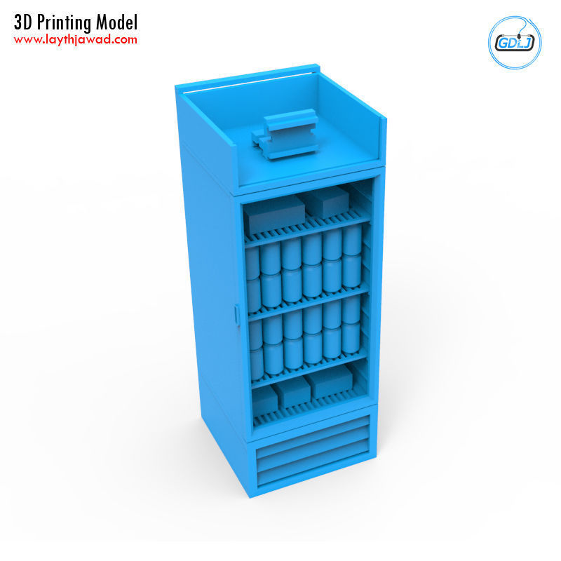 Cold Drink Cooler 3D print model_5