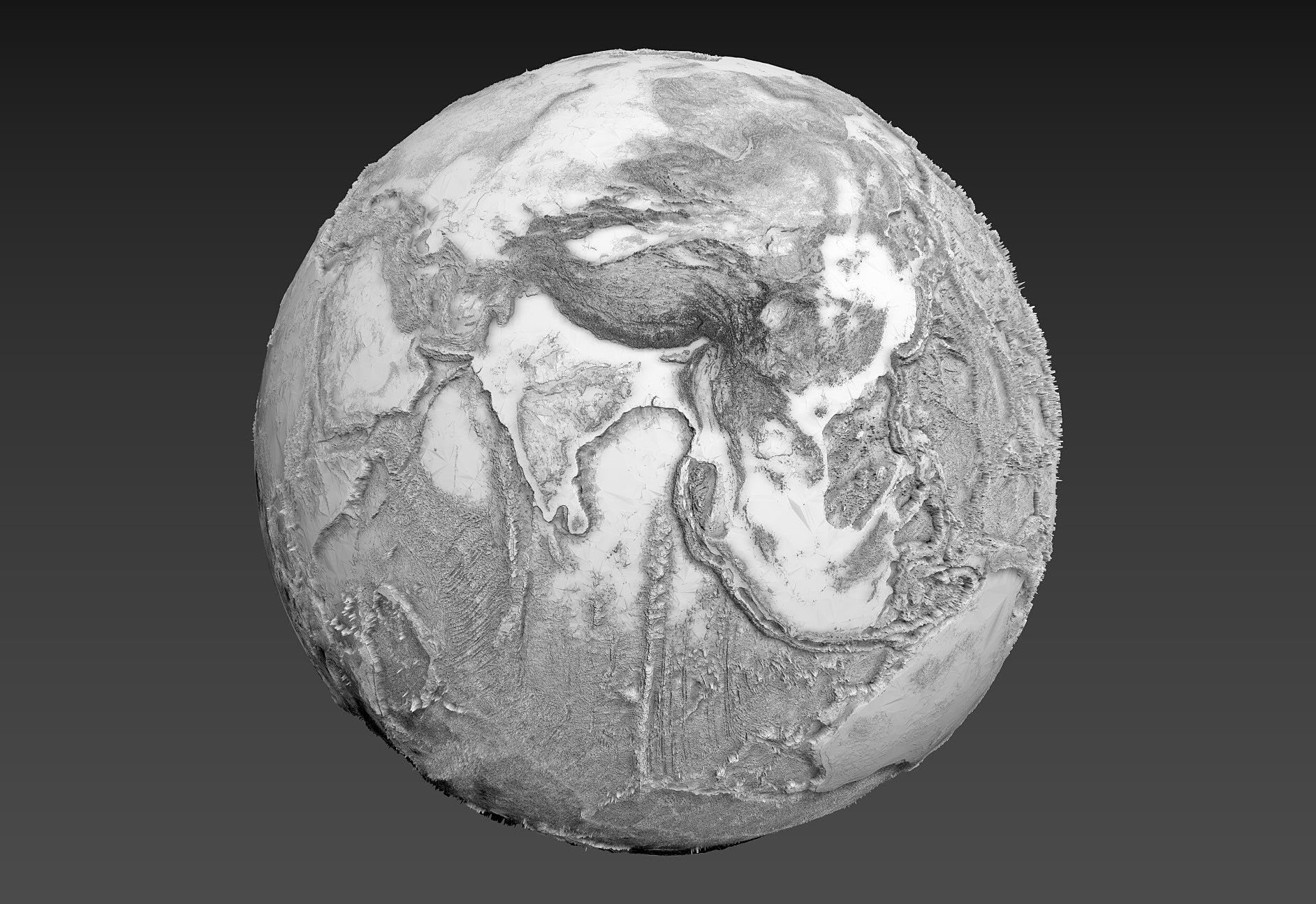 Earth Moon Mars 3D model_5
